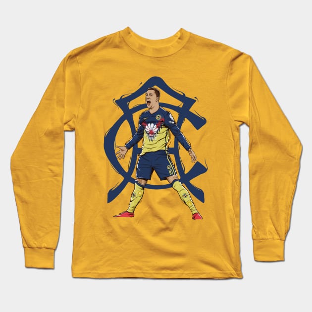 Cecilio Dominguez Gol Long Sleeve T-Shirt by akyanyme